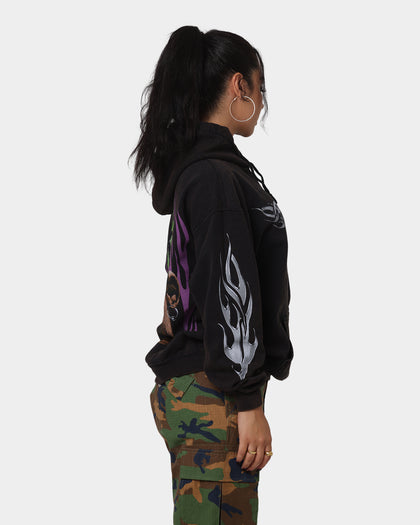 Rodman Brand Metal Logo Vintage Hoodie Black Wash