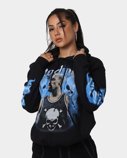 Rodman Brand Rodman Skulls Vintage Hoodie Black Wash