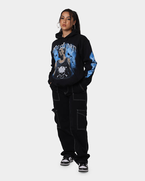 Rodman Brand Rodman Skulls Vintage Hoodie Black Wash