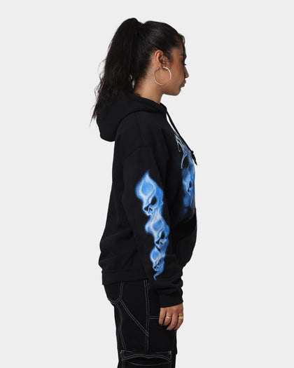 Rodman Brand Rodman Skulls Vintage Hoodie Black Wash