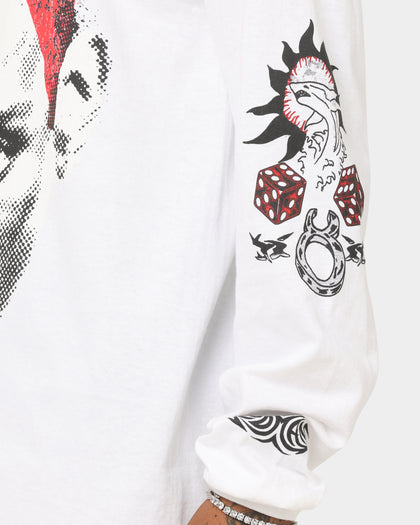 Rodman Brand Rodman Tattoo Long Sleeve T-Shirt White