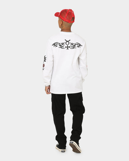 Rodman Brand Rodman Tattoo Long Sleeve T-Shirt White