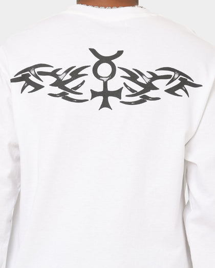 Rodman Brand Rodman Tattoo Long Sleeve T-Shirt White