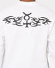 Rodman Brand Rodman Tattoo Long Sleeve T-Shirt White