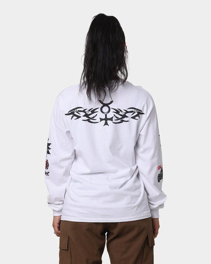 Rodman Brand Rodman Tattoo Long Sleeve T-Shirt White