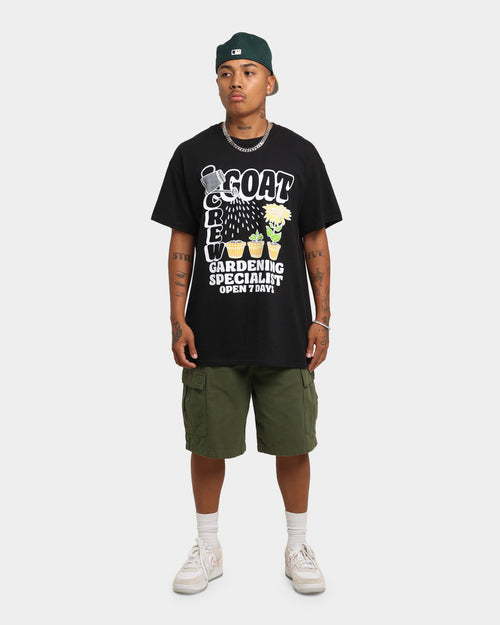 Goat Crew Gardening T-Shirt Black