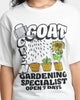 Goat Crew Gardening T-Shirt White
