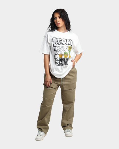 Goat Crew Gardening T-Shirt White