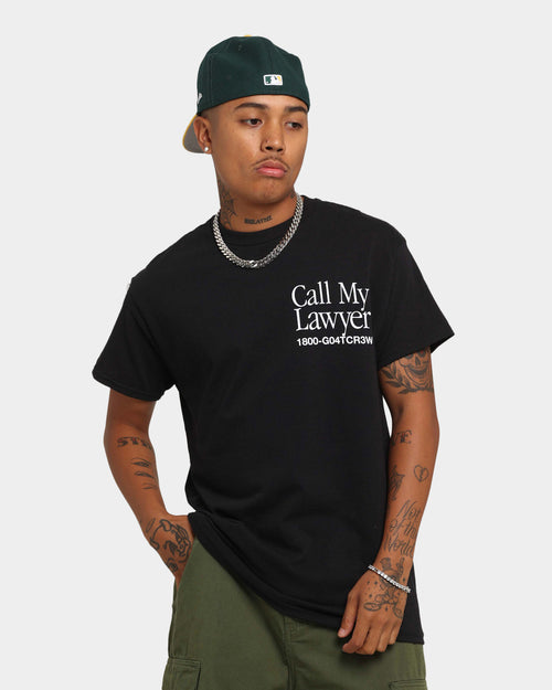 Goat Crew Lawyer T-Shirt Black