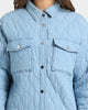 XXIII Meilani Quilted Denim Shirt Blue