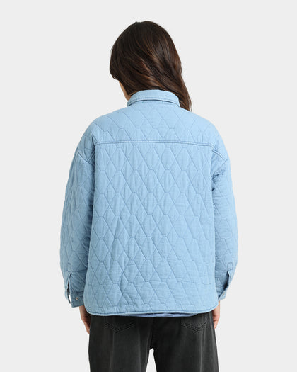 XXIII Meilani Quilted Denim Shirt Blue