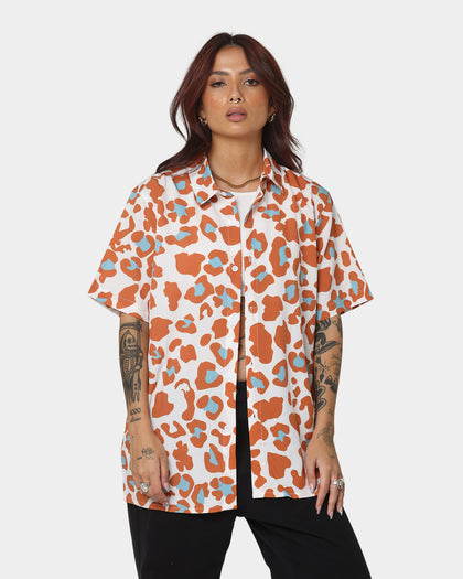 XXIII Niko Button Up Shirt Leopard