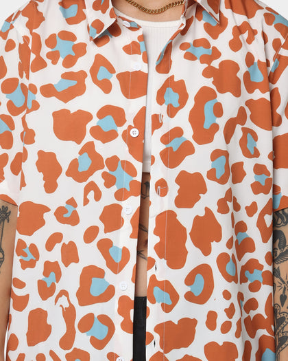 XXIII Niko Button Up Shirt Leopard