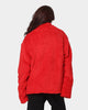 XXIII Talha Red Fur Jacket Red