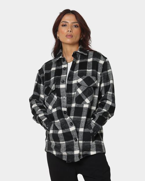 XXIII Zahid Flannel Shirt Black/White