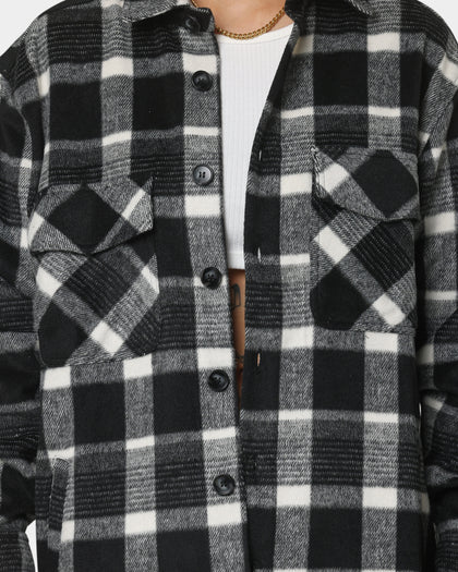XXIII Zahid Flannel Shirt Black/White