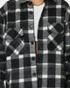 XXIII Zahid Flannel Shirt Black/White