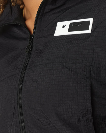 Sik Silk Women's Cropped Ruched Jacket Black