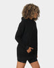 Sik Silk Women's Reverse Fleece Hoodie Dress Black