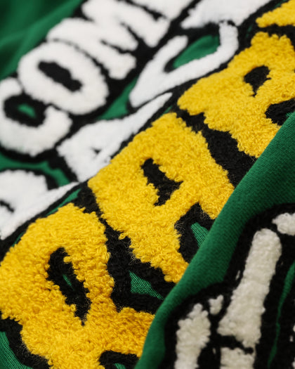 Lifted Anchors City Puff Print Hoodie Pine Green