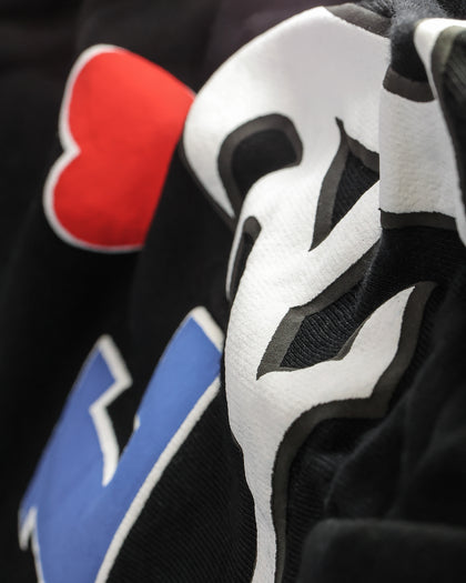 Lifted Anchors City Puff Print Hoodie Black