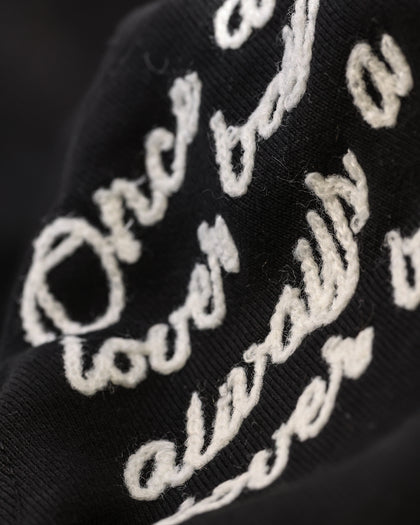 Lifted Anchors City Puff Print Hoodie Black