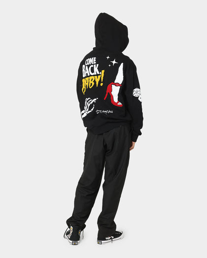 Lifted Anchors City Puff Print Hoodie Black