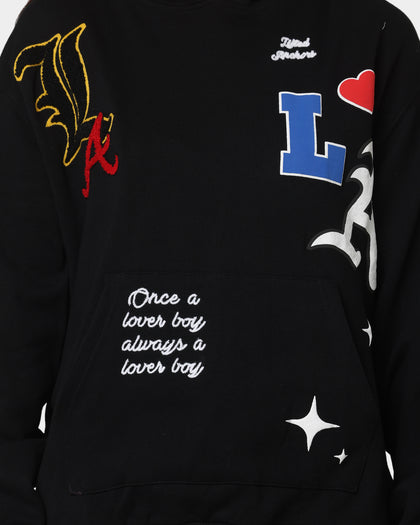 Lifted Anchors City Puff Print Hoodie Black