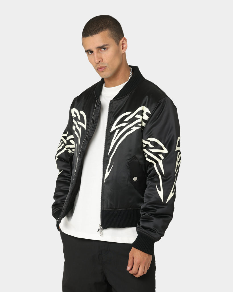 Lifted Anchors Spirit Tribal Bomber Jacket Black | Culture Kings US