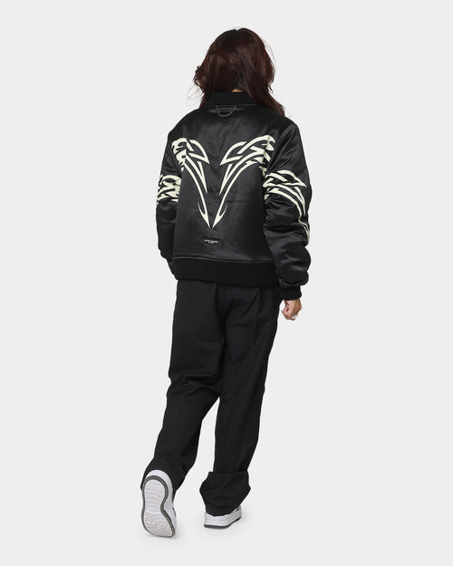 Lifted Anchors Spirit Tribal Bomber Jacket Black