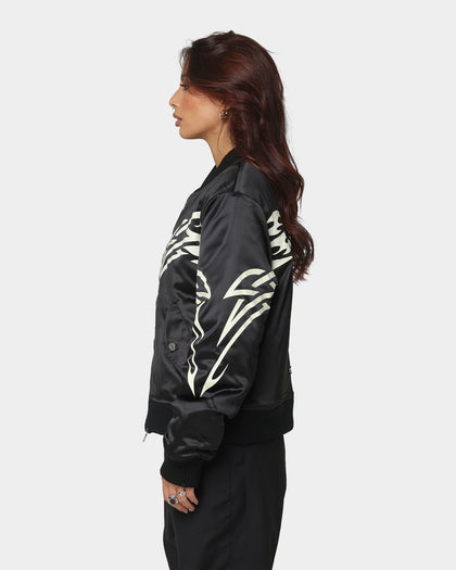 Lifted Anchors Spirit Tribal Bomber Jacket Black