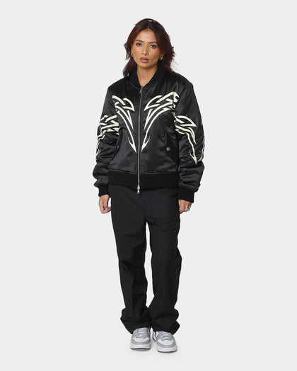 Lifted Anchors Spirit Tribal Bomber Jacket Black
