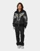 Lifted Anchors Spirit Tribal Bomber Jacket Black