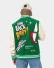 Lifted Anchors State Chenille Varsity Jacket Pine Green