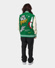 Lifted Anchors State Chenille Varsity Jacket Pine Green
