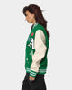 Lifted Anchors State Chenille Varsity Jacket Pine Green