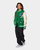 Lifted Anchors State Chenille Varsity Jacket Pine Green