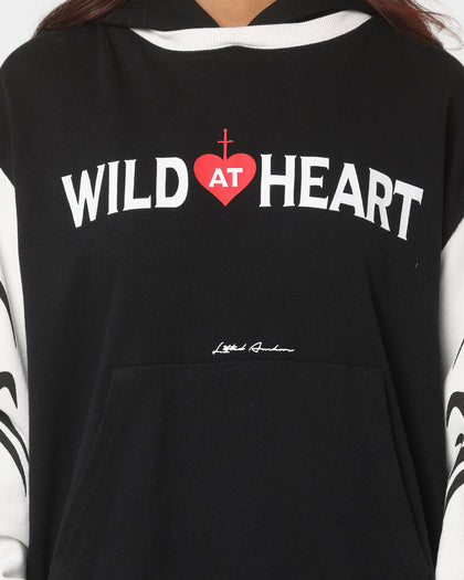 Lifted Anchors Wild At Heart Tribal Hoodie Black/White