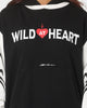 Lifted Anchors Wild At Heart Tribal Hoodie Black/White