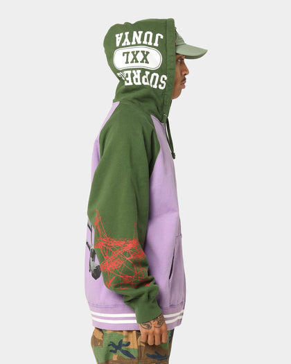 Supreme X Junya Zip Up Hooded Sweatshirt Violet