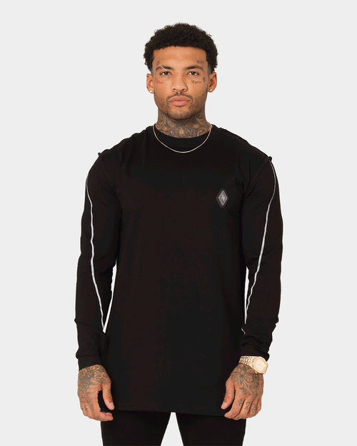 Saint Morta Polaris Long Sleeve T-Shirt Black/3M