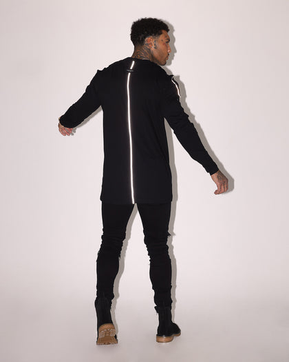 Saint Morta Polaris Long Sleeve T-Shirt Black/3M