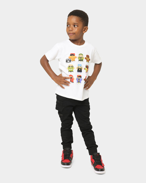 Shortie Kids' Gangsters T-Shirt White