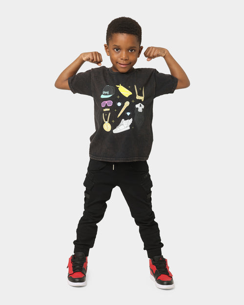 Shortie Kids' Swag T-Shirt Black