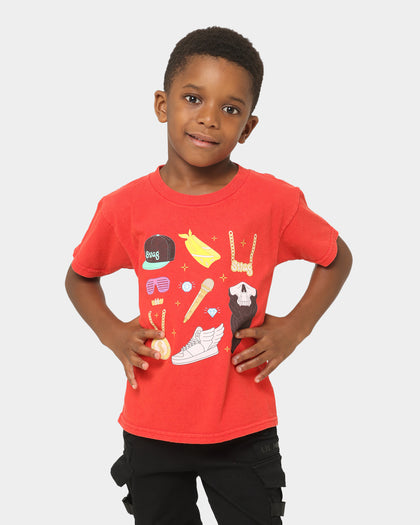 Shortie Kids' Swag T-Shirt Red