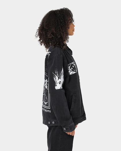 Obey Obey Dreams Denim Jacket Dusty Black