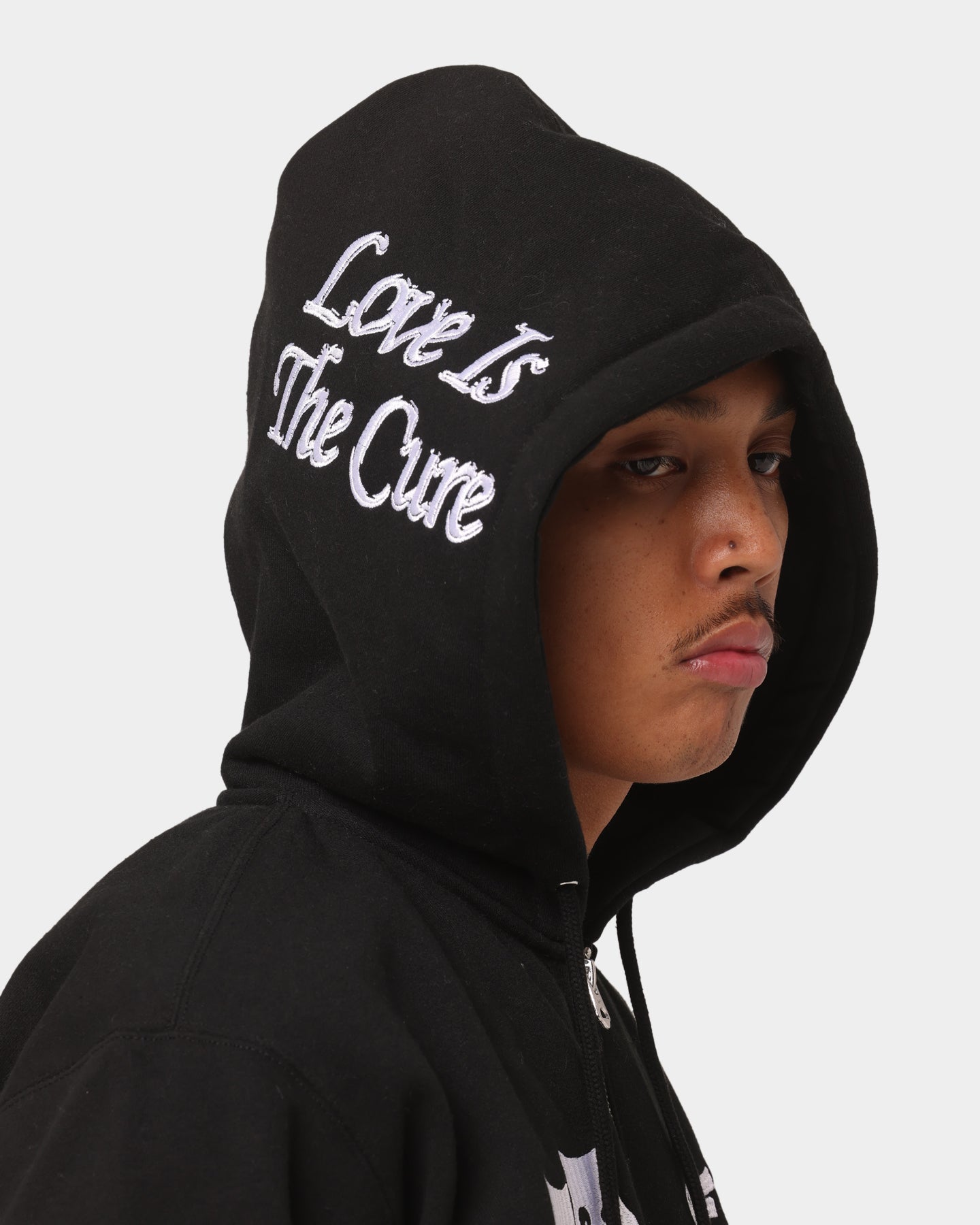 Obey Flash Zip Hoodie Black | Culture Kings US