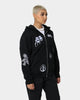 Obey Flash Zip Hoodie Black