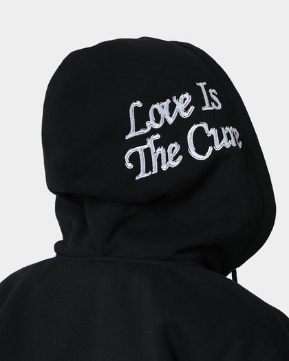 Obey Flash Zip Hoodie Black