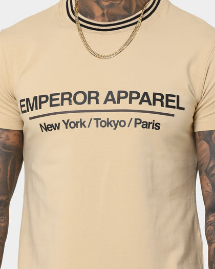 Emperor Apparel City After Dark Short Sleeve T-Shirt Stone